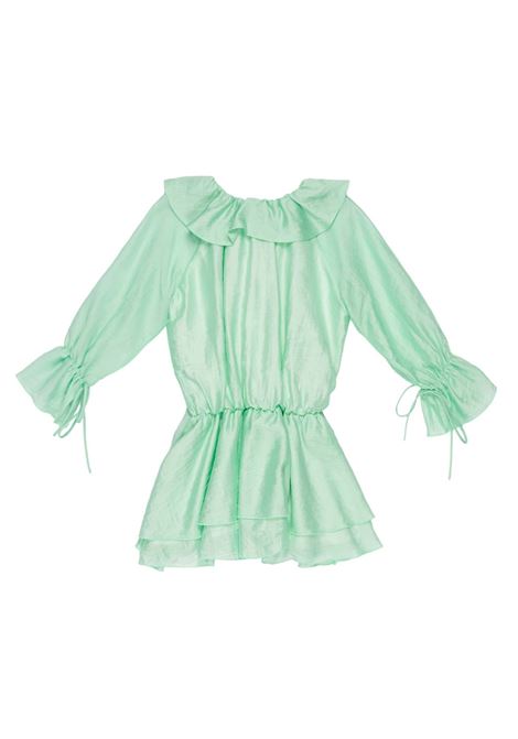 Abito con applicazione Lù-Lù BY MISS GRANT | LL4323MENTA